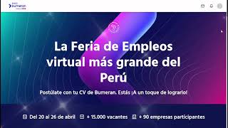 Así es la Expo Bumeran Online 2026 ¡A un toque de lograrlo!