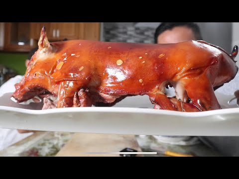 Video Nguyên Con Heo Sữa Quay Nóng Hổi Giòn Tan Béo Ngậy -... - youtube