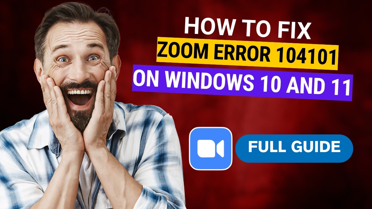 アメステバラ 随時更新中✨️ How to Fix Zoom Error 104101 on Windows 10 and 11 [2026 Full Guide