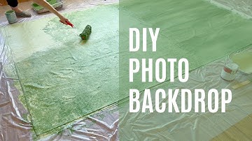 Create your own Canvas Photo Backdrop for under $100