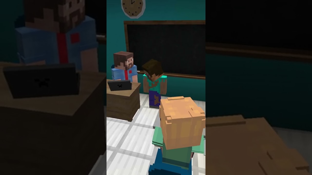 SCHÜLER vs LEHRER - ZU SPÄT KOMMEN | MINECRAFT 