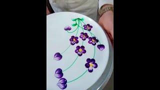 Large Circle Ornaments Jam Painting Color Painting Ornamentation Easy-to-Understand Series