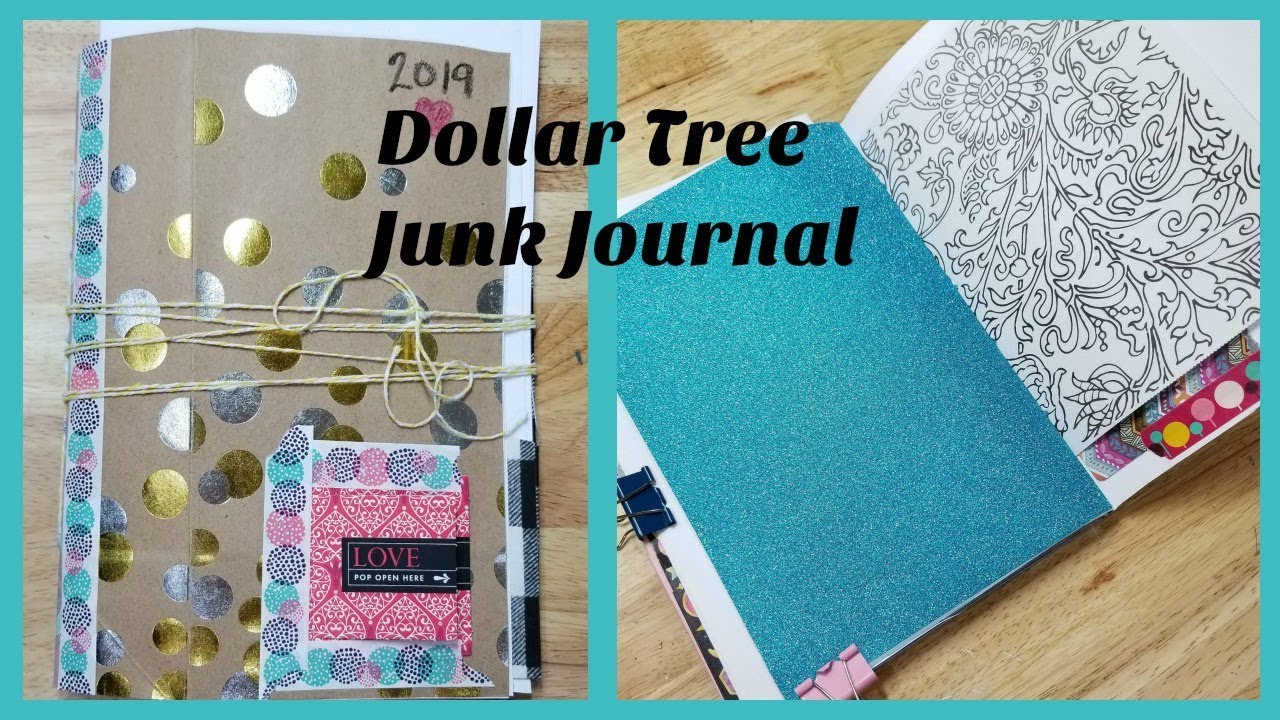 Shop With Me DOLLAR TREE JUNK JOURNAL Supplies HAUL