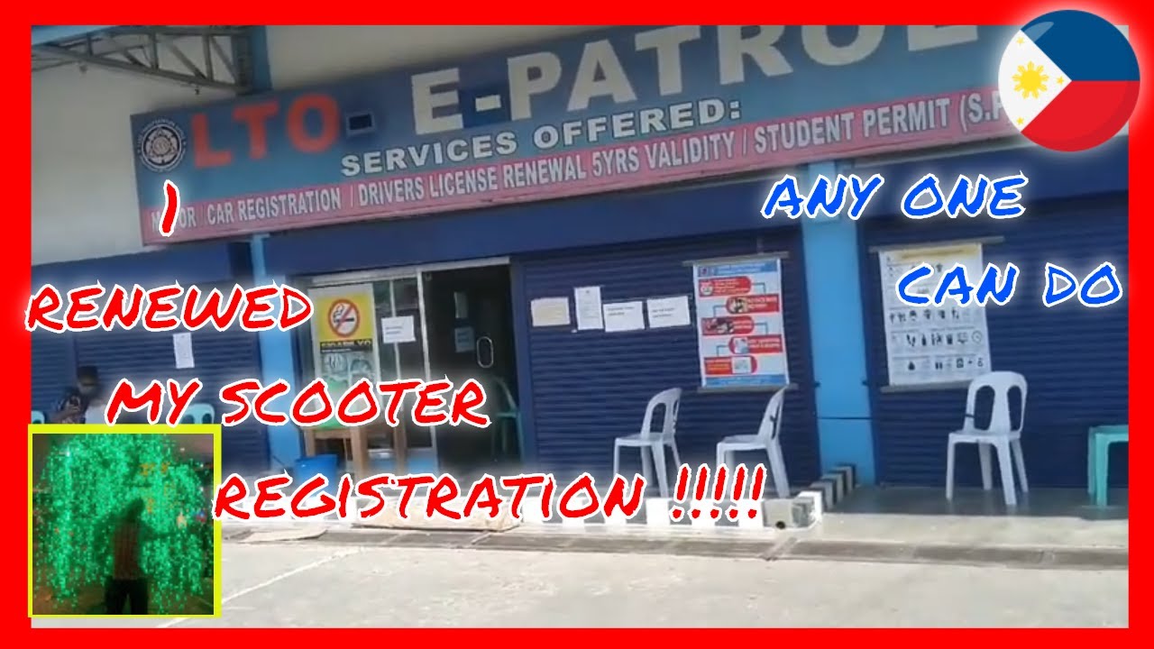 DAVAO CITY LTO SCOOTER RENEWAL 🇵🇭 YouTube