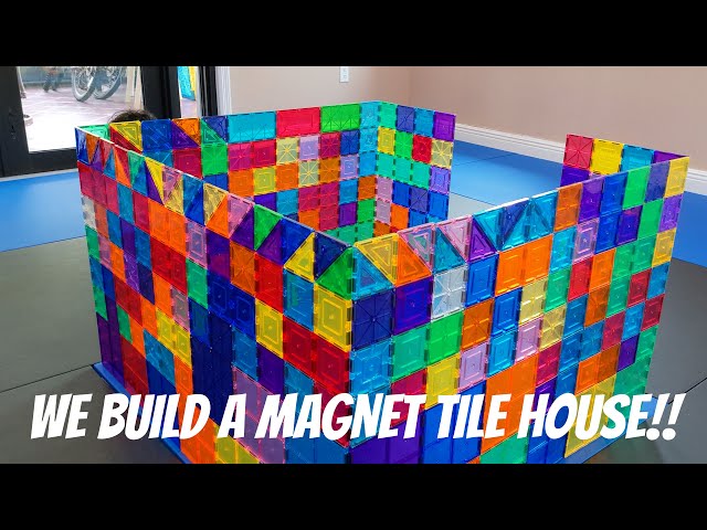 13. House, How to Make a Model House with Magnetic Blocks