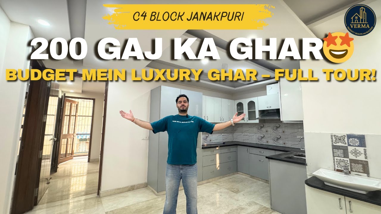 Inside the Perfect 200 Gaj Home in Janakpuri - A Dream Come True!