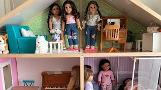American Girl Doll House Tour 2023 | 18 inch doll house Tour 2023
