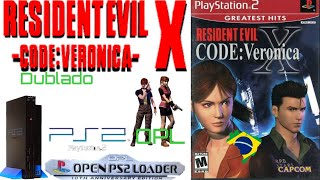 Resident Evil Code Veronica X (PS2) DUBLADO em Português do Brasil 