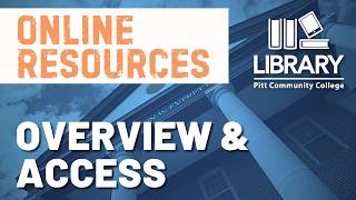 Online Resources Overview and Access