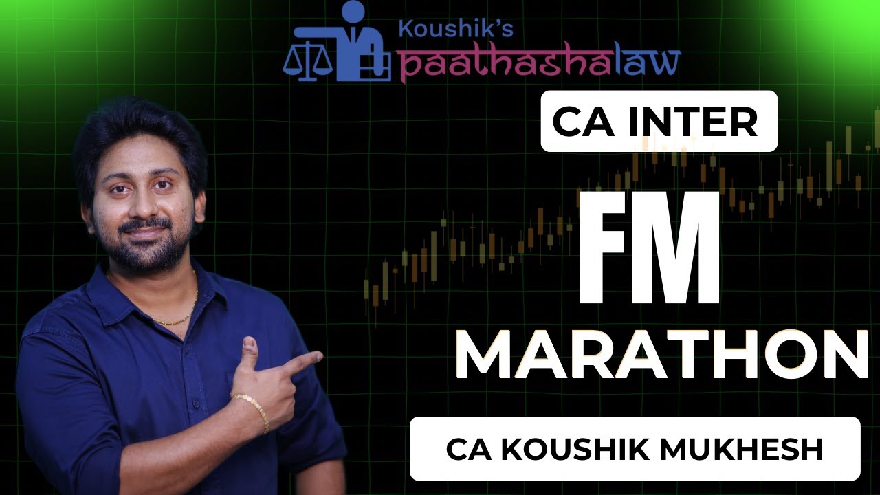 CA INTER FM MARATHON 2 SUPER EXPRESS REVISION #castudents #cainterfm # ...