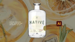 Download Lagu Design a Bottle Label For a Gin Brand - Print Ready Artwork MP3