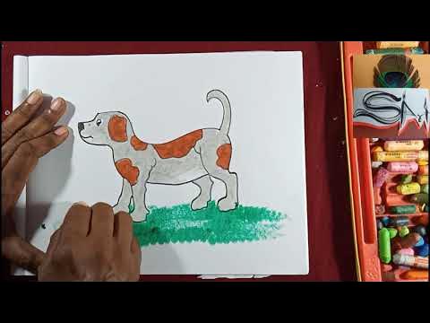 How to Draw a Simple Dog With Oil Pastels - HubPages