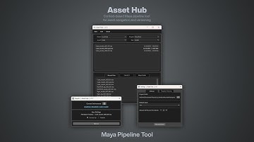 Asset Hub - Maya Pipeline Tool.