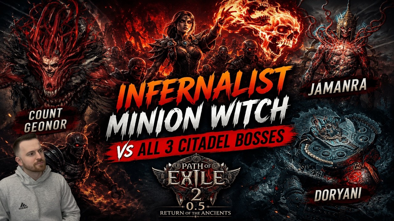 3 Citadel Bosses, 1 Build | Infernalist Minion Witch PoE 2 0.5