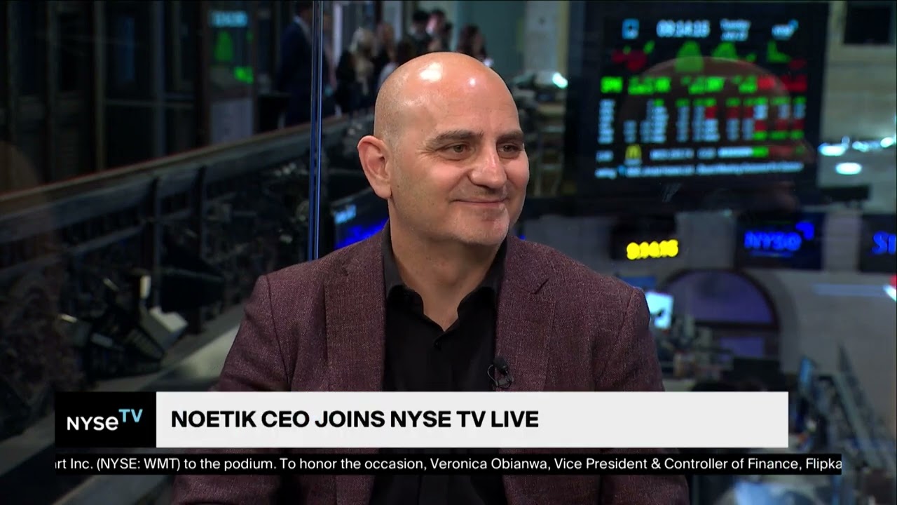 Ron Alfa, Co Founder + CEO, NOETIK  Joins NYSE TV