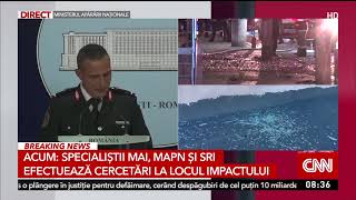 Primele declarații de la MApN după ce o dronă a lovit un bloc