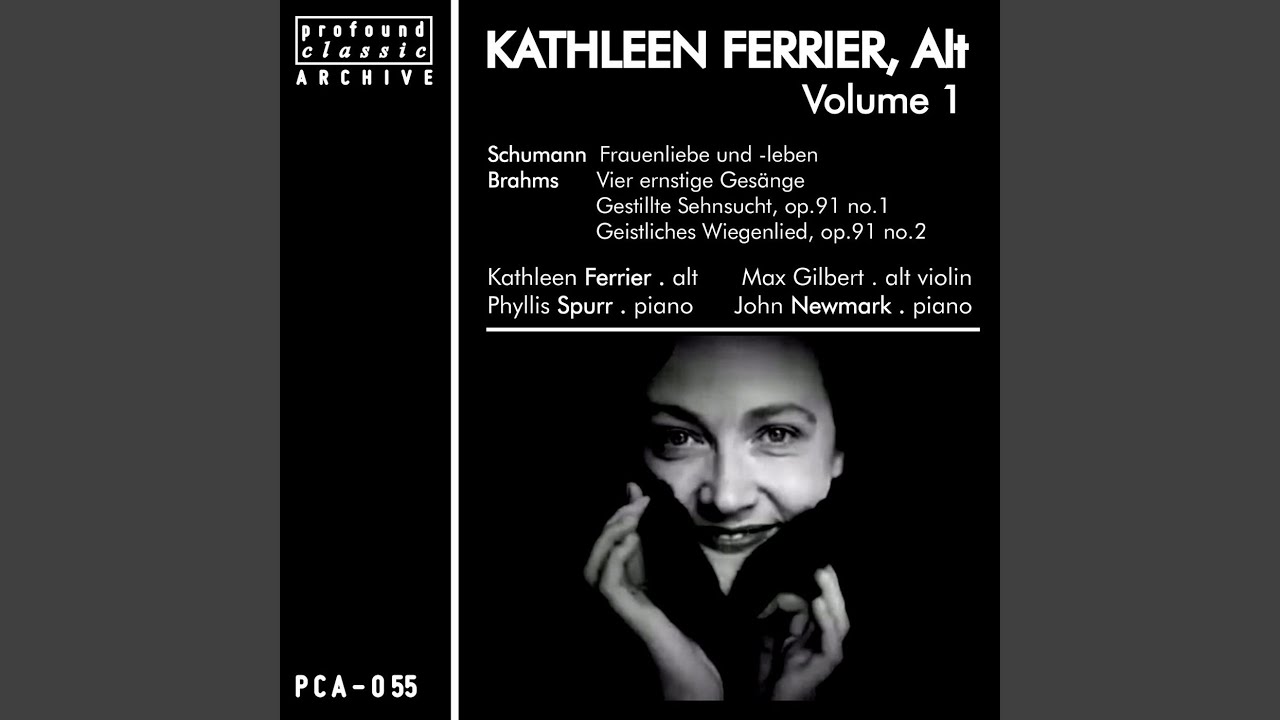 Frauenliebe und Frauenleben, Op. 42: I. Seit ich ihn gesehen - YouTube