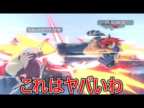 どこからでも空後をブチ当ててくるロマンの塊過ぎる機動力クッパにボコられ過ぎて逆に清々しい気持ちになりました
