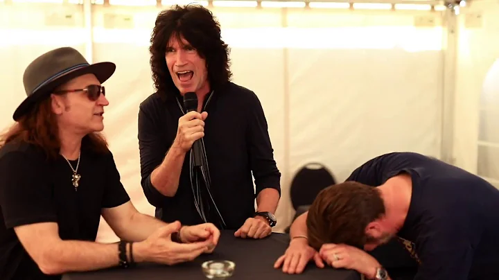 KISS - Hilarious interview from Sweden Rock Festiv...