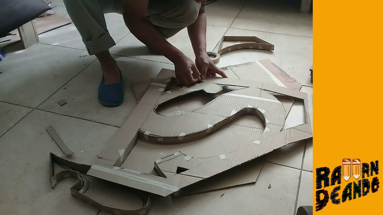 Piñata de superman paso a paso