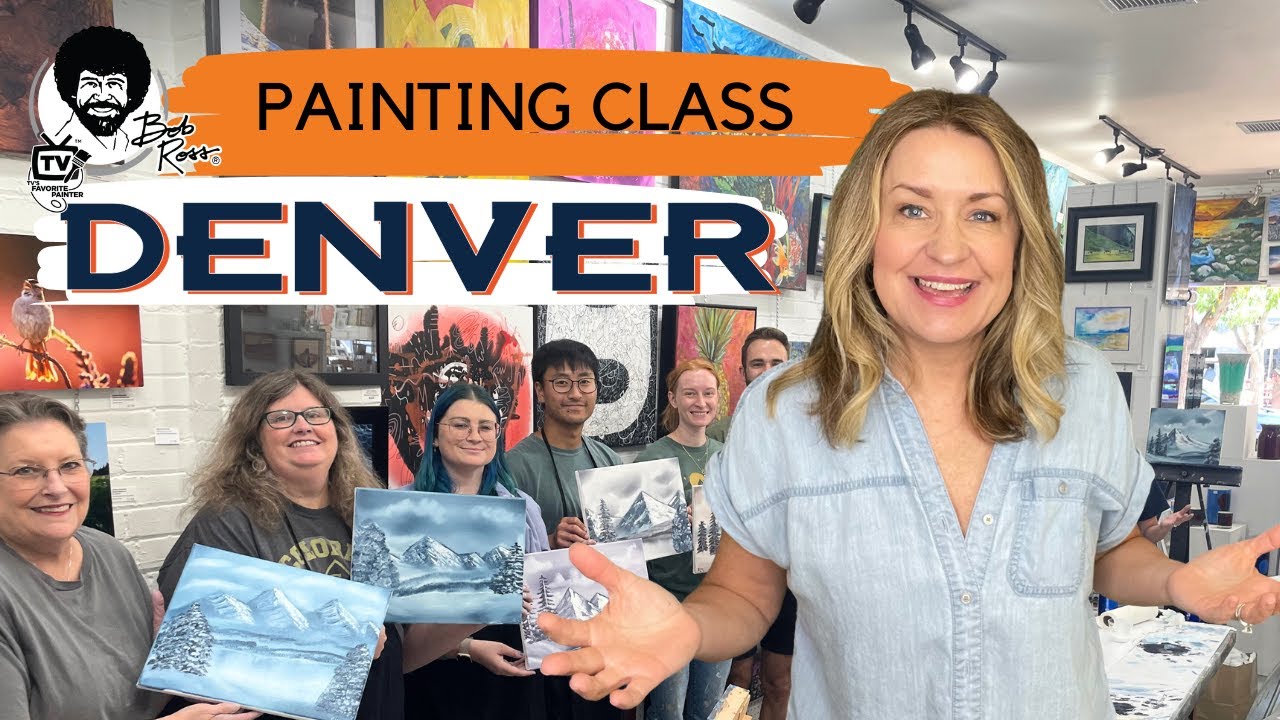 Bob Ross Class Near Denver, Colorado - Class Trailer