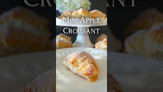 Ad | Mini Apple Croissant Recipe 🤍 (in the Caption) #apple #croissant #recipe