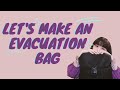 自由研究 #1(ENG)Let's make an evacuation bag/避難(ひなん)バッグをつくろう