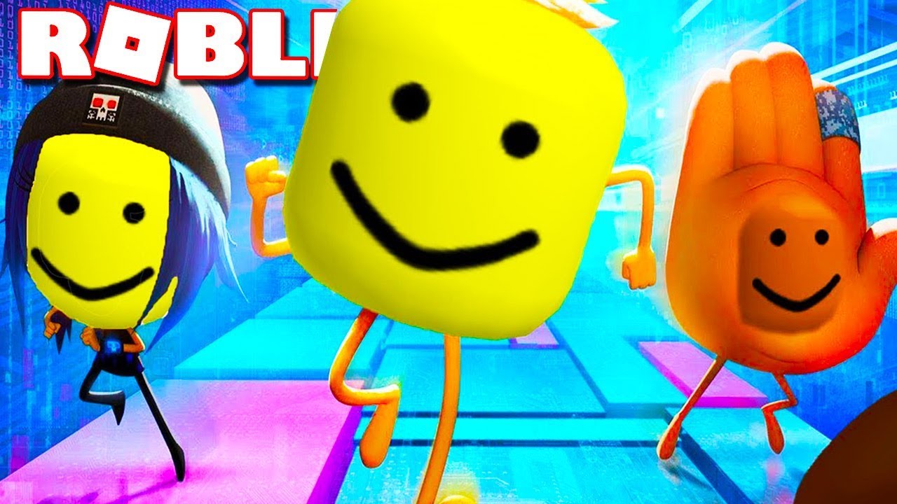 Roblox Adventures - THE EMOJI MOVIE IN ROBLOX! (Escape Emoji Movie Obby) 