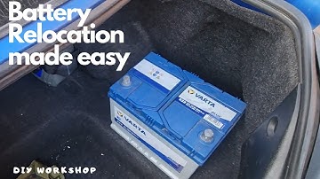 Battery Relocation - Part 1 - Wiring and battery box build
