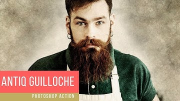 Antiq Guilloche - Photoshop Action Tutorial