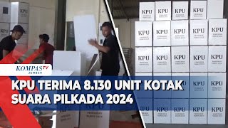 KPU Jember Terima 8.130 Kotak Suara untuk Pilkada 2024