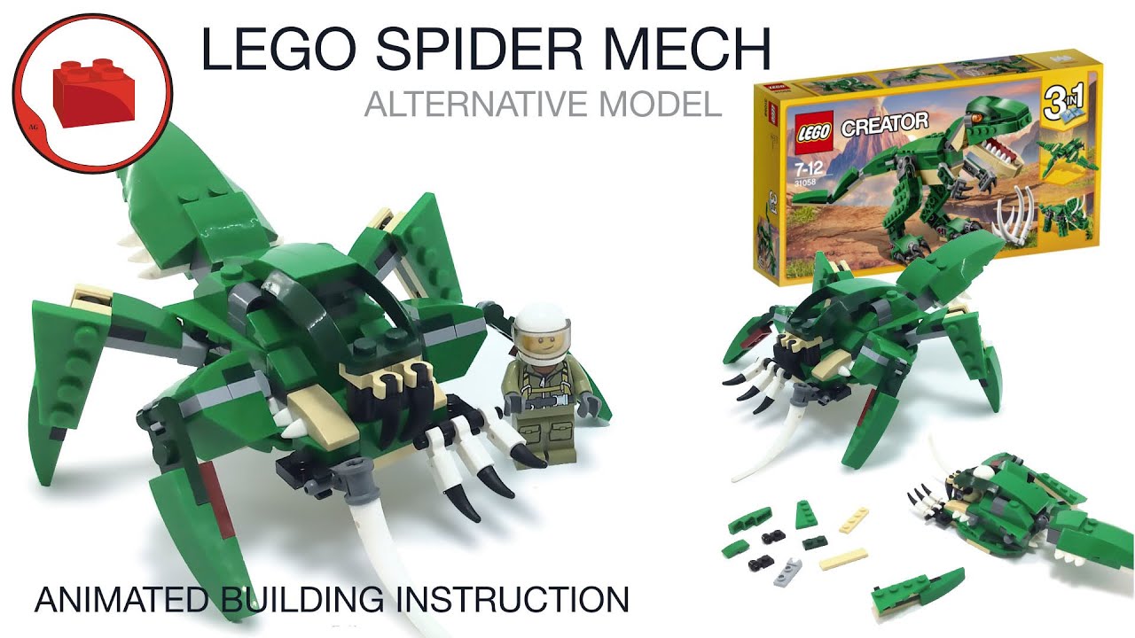 LEGO MOC 8 in 1 - Dinosaurs - Lego Creator 31058 MOCs by Bricks Ideas