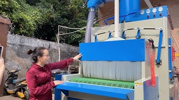 Industrial Automatic Conveyer Type Sandblasting Cabinet Sand Blaster