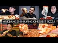 Mukbangers eating cheesiest pizza 🍕 | Mukbang compilation |Mukbang compilation video | ASMR |