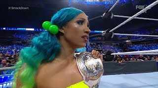 Naomi W\/ Sasha Banks vs Rhea Ripley W\/ Liv Morgan - WWE Smackdown 4\/15\/22 (Full Match)