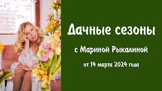 Дачные сезоны с Мариной Рыкалиной от 14 марта 2024 года