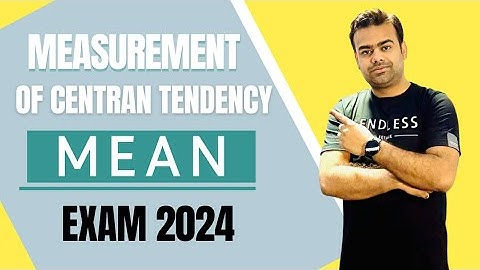 Measurement of Central Tendency |Mean | Dr B.n gupta |B.com | Exam based question #mean #statistics