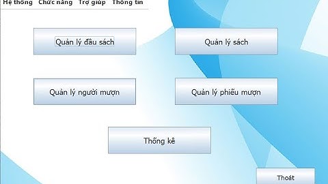 Quản lý thư viện Java Swing và Mysql