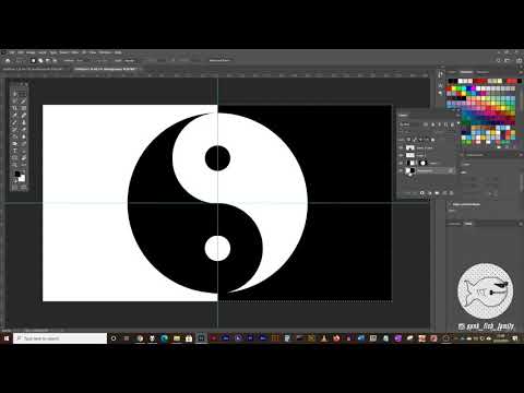 Create a Yin Yang Symbol in Photoshop