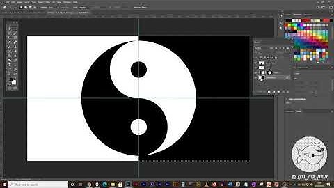 Create a Yin Yang Symbol in Photoshop