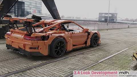 Digital LEGO® Research: Look Development – 3D Tracking + HDR Image-based Lighting (Porsche 911 GT3)