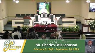 Mr. Charles Otis Johnson  -  October 3, 2023- Leevys funeral Home