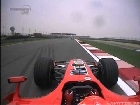 Michael Schumacher 2006 China onboard