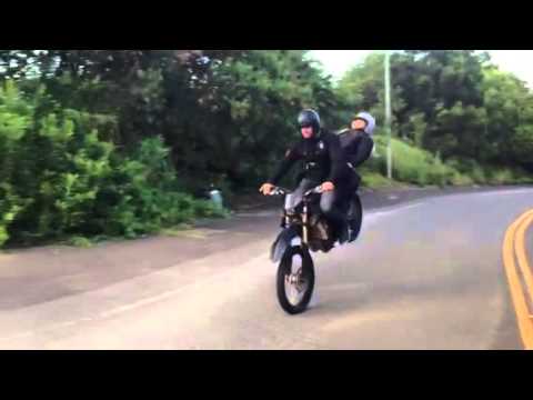 HAWAII 5-0 "Motorcycle Nose Wheelie/ T-bone"