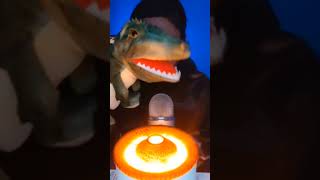 ASMR | Luces Magicas volcan y dino Visual para Dormir #shorts #holidayswithshorts