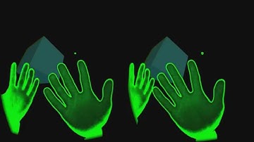 Leap Motion Image Hand Grid Shader Test
