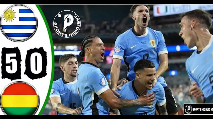 URUGUAY vs BOLIVIA 5-0 || all goals & highlight || copa America 2024