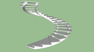 Spiral Stairs - True Bend SketchUp Plugins Quick Tip