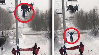 8-Year-Old Girl Survives 25 Foot Fall From Ski Lift