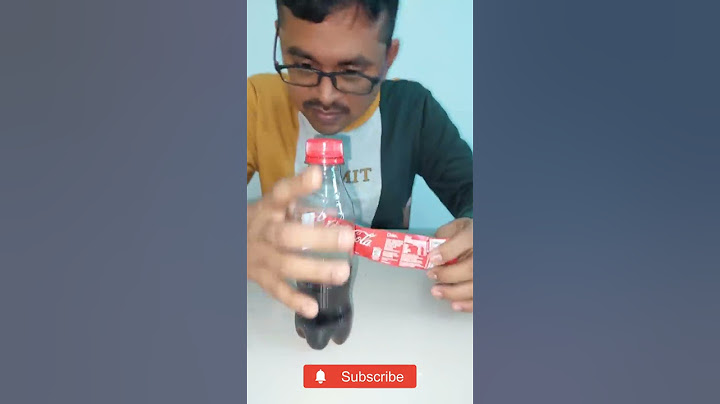 How to make a coke Christmas bow! 😱 #shorts #kovai360 #shortsfeed #experiment #lifehack